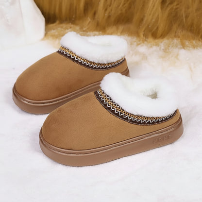 Lyxiga Fuzzy Ankelstövlar för Kvinnor™