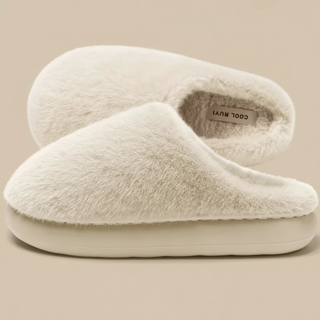 Lyxiga Fuskpäls Tofflor för Inomhusbruk™