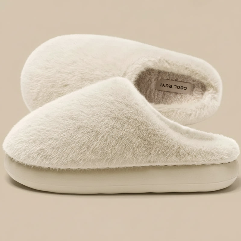 Lyxiga Fuskpäls Tofflor för Inomhusbruk™