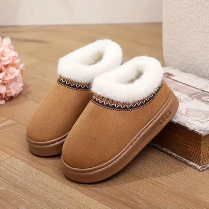 Lyxiga Fuzzy Ankelstövlar för Kvinnor™