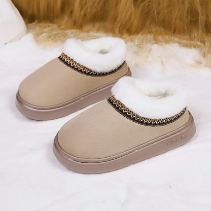 Lyxiga Fuzzy Ankelstövlar för Kvinnor™