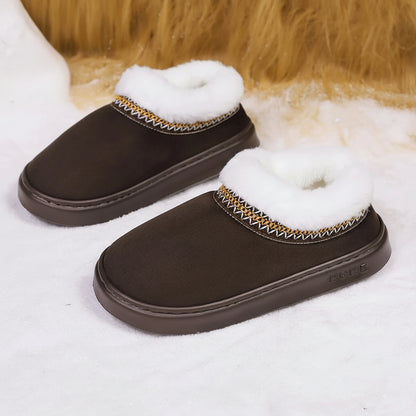 Lyxiga Fuzzy Ankelstövlar för Kvinnor™