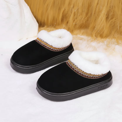 Lyxiga Fuzzy Ankelstövlar för Kvinnor™